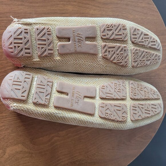 Ann Klein iflex Leather Snakeskin Loafer, Tan, Women’s Sz 10 Moccasin Flats EUC - Picture 12 of 12